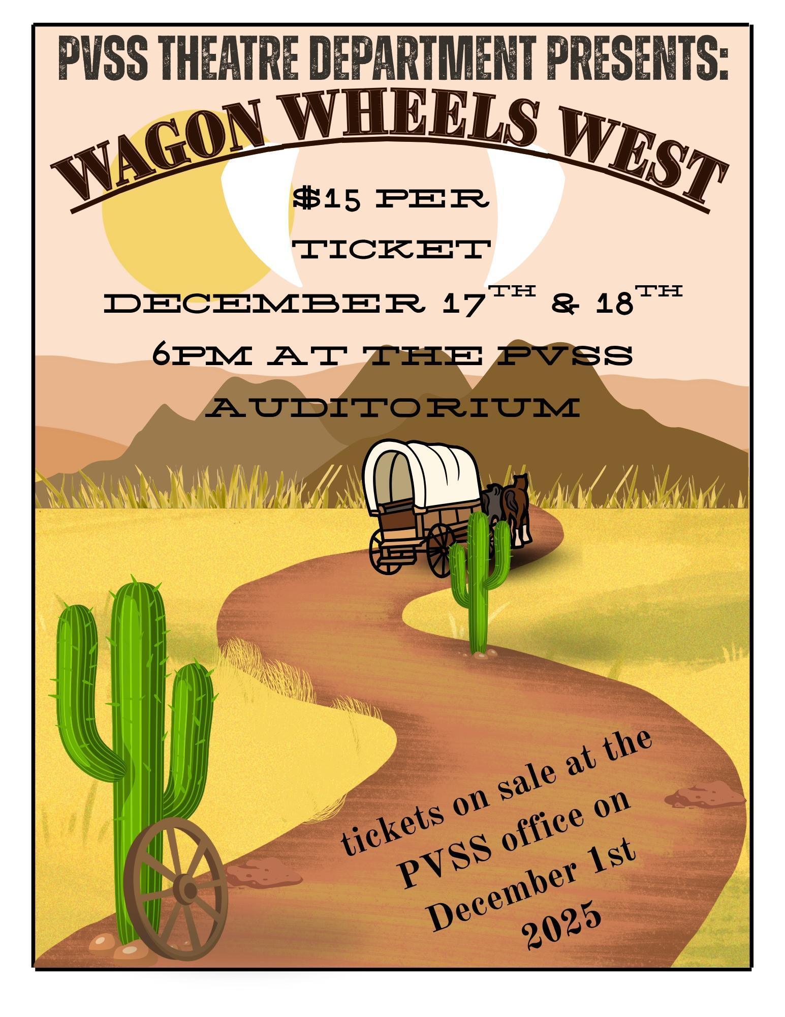 Wagon Wheels West poster